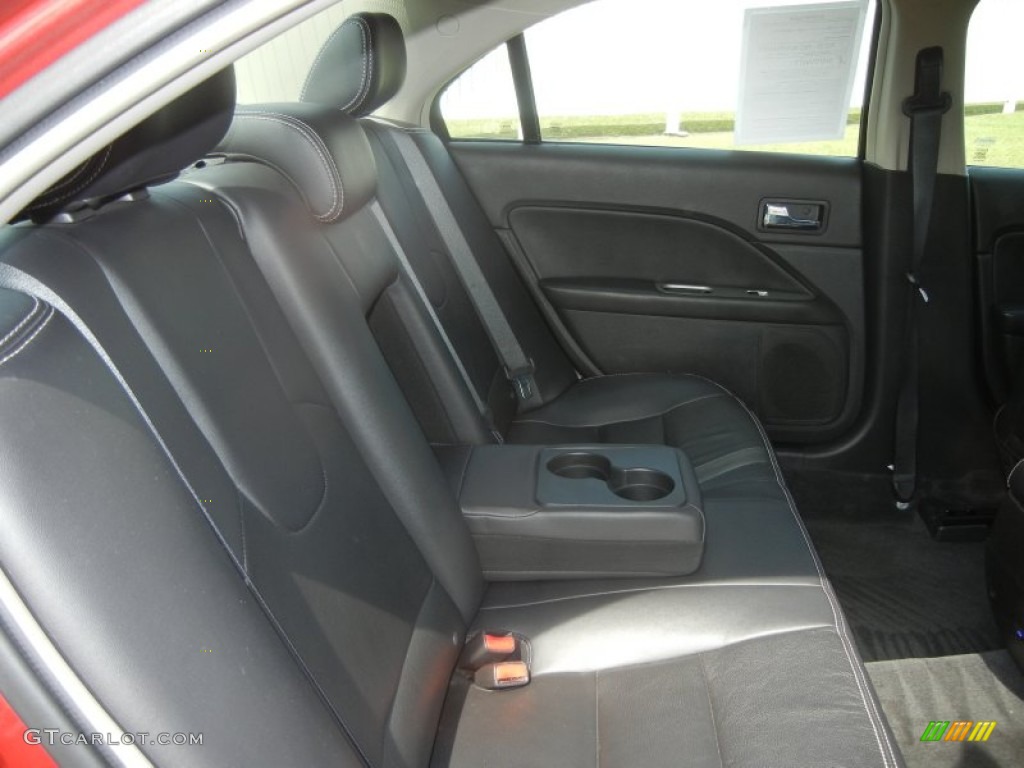 2011 Fusion SEL V6 - Red Candy Metallic / Charcoal Black photo #9