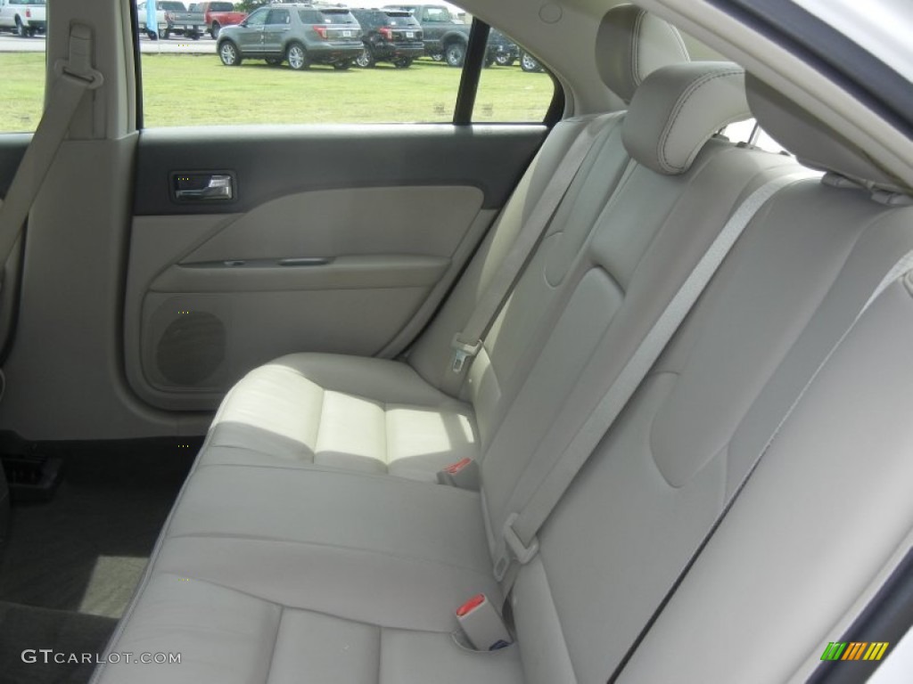 2011 Fusion SEL V6 - White Suede / Camel photo #10