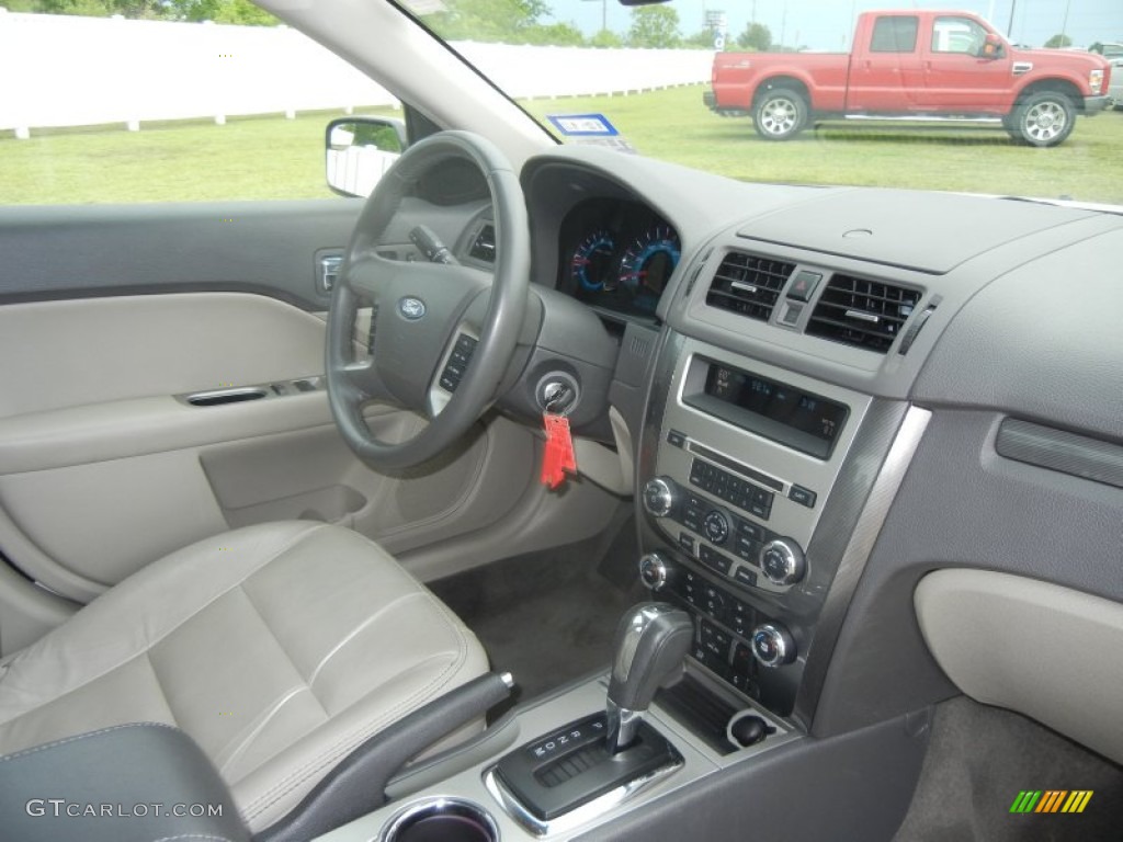 2011 Fusion SEL V6 - White Suede / Camel photo #6