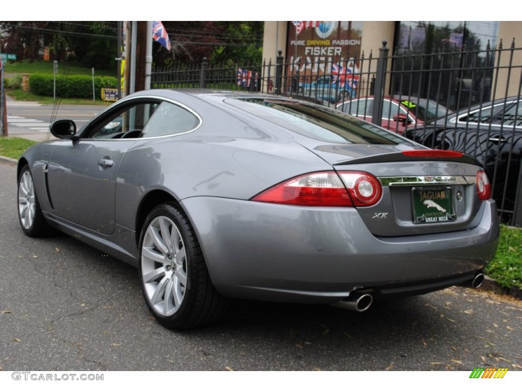 2009 XK XK8 Coupe - Lunar Grey / Charcoal photo #4