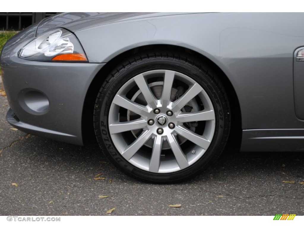 2009 XK XK8 Coupe - Lunar Grey / Charcoal photo #8