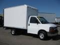 Summit White 2006 Chevrolet Express Cutaway 3500 Commercial Moving Van Exterior