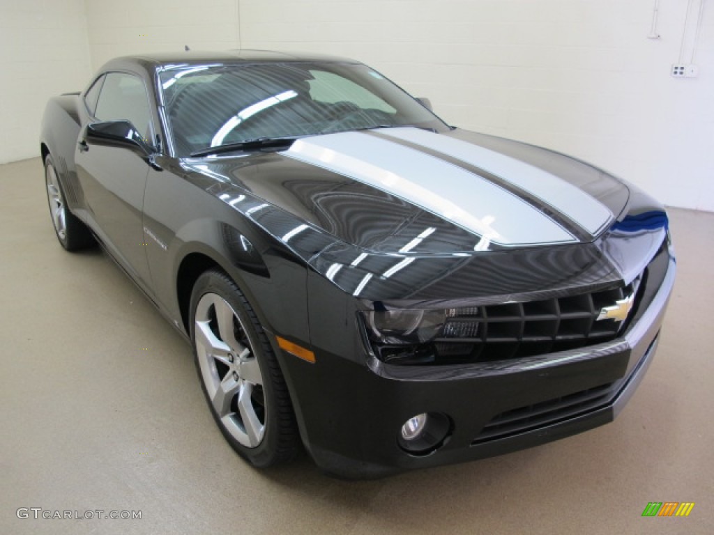 2010 Camaro LT/RS Coupe - Black / Black photo #1