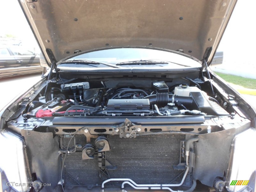 2010 F150 XLT SuperCab - Tuxedo Black / Medium Stone photo #9