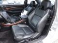 2002 Acura CL Ebony Black Interior Front Seat Photo