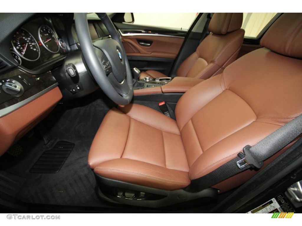 2011 5 Series 550i Sedan - Dark Graphite Metallic / Cinnamon Brown photo #3
