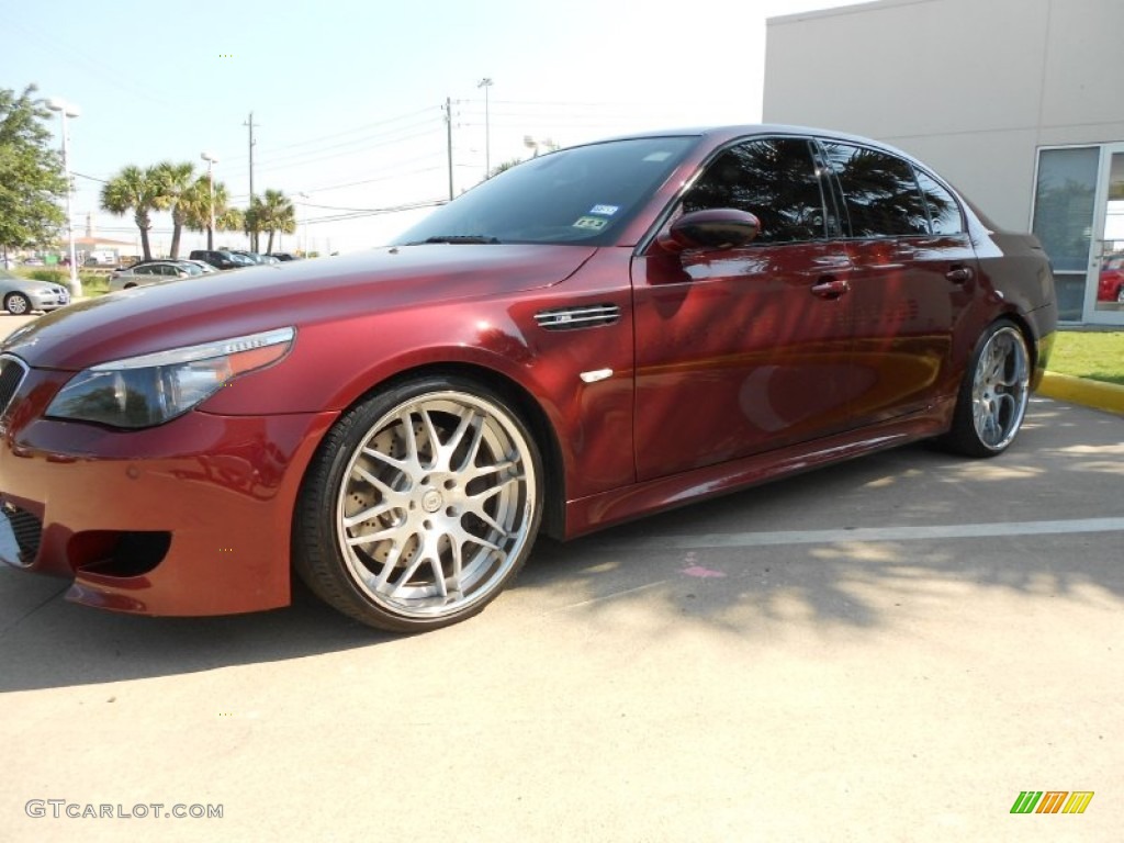 2006 M5  - Indianapolis Red Metallic / Black photo #3