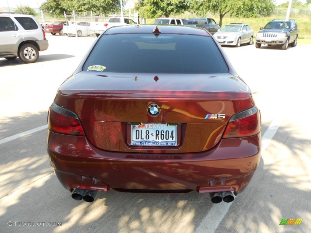 2006 M5  - Indianapolis Red Metallic / Black photo #6