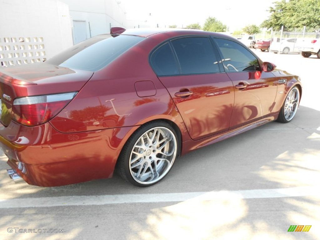 2006 M5  - Indianapolis Red Metallic / Black photo #7