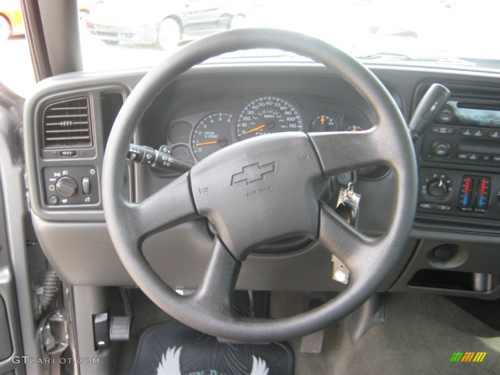 2007 Silverado 1500 Classic LS Crew Cab - Graystone Metallic / Dark Charcoal photo #10