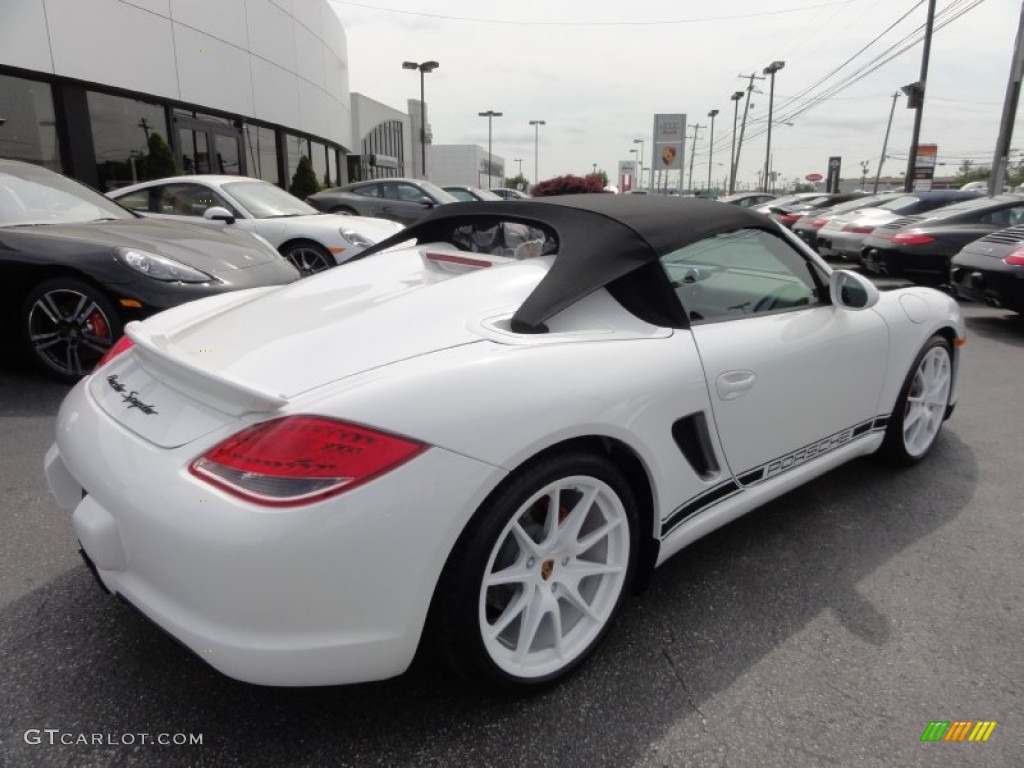 Carrara White 2011 Porsche Boxster Spyder Exterior Photo #64907855