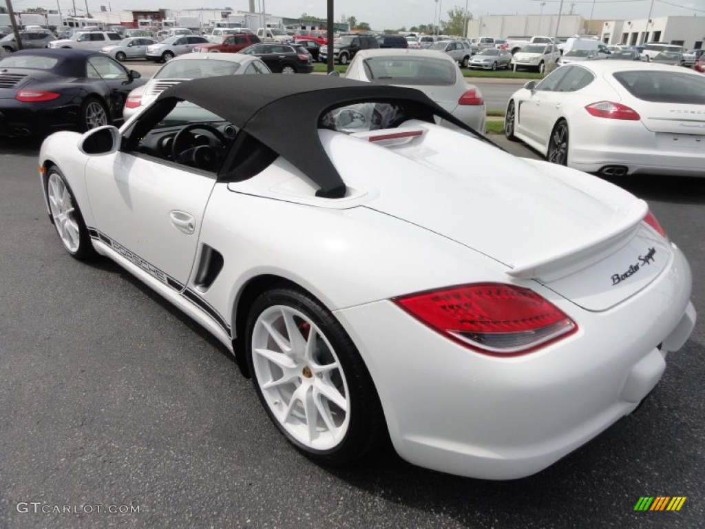 Carrara White 2011 Porsche Boxster Spyder Exterior Photo #64907873