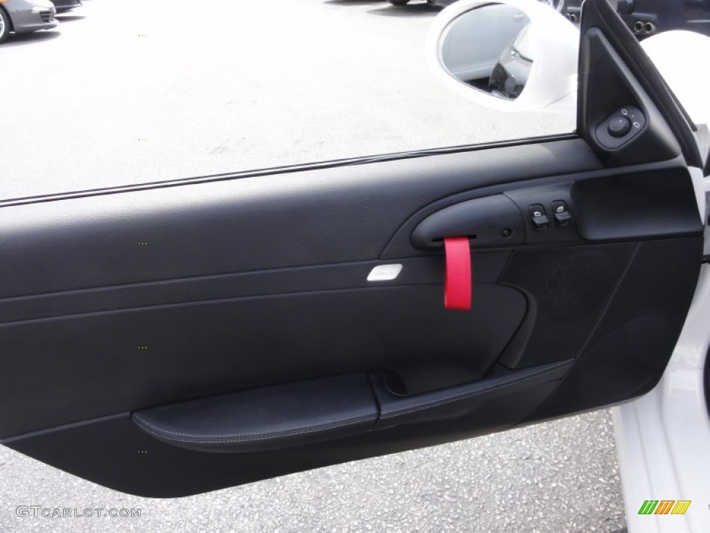 2011 Porsche Boxster Spyder Black Door Panel Photo #64907906