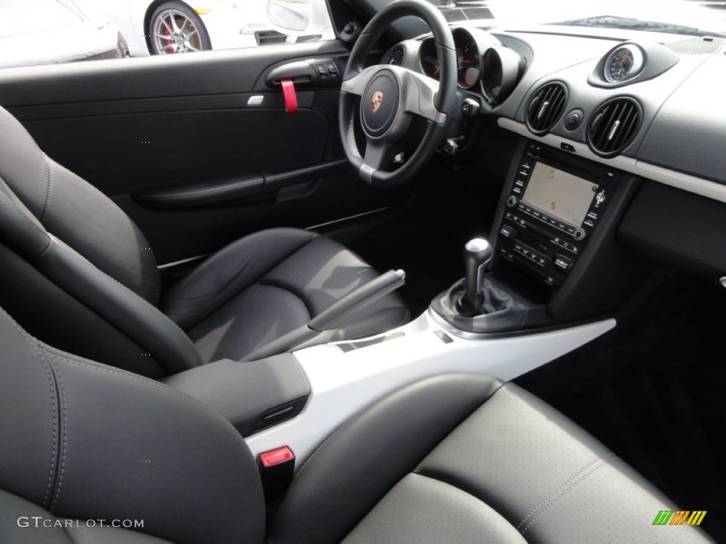 Black Interior 2011 Porsche Boxster Spyder Photo #64907950