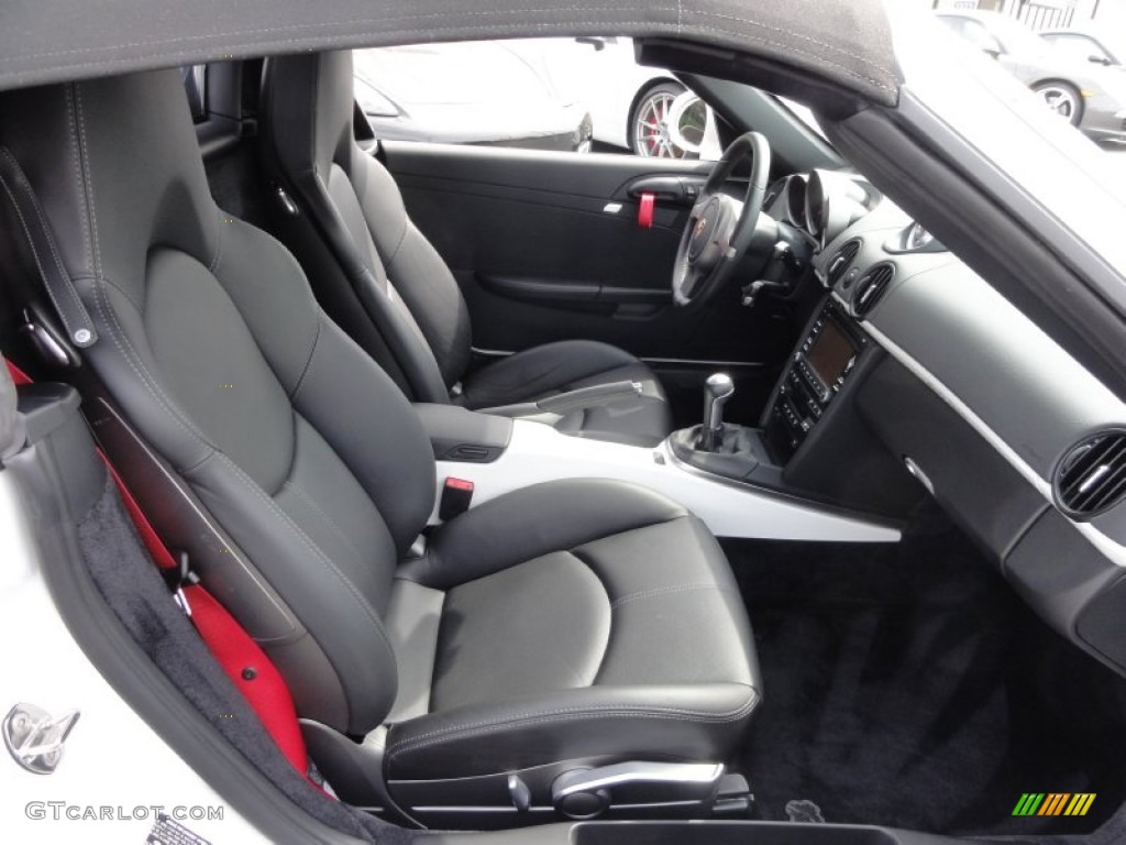 Black Interior 2011 Porsche Boxster Spyder Photo #64907959