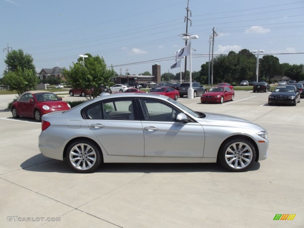 2012 3 Series 328i Sedan - Glacier Silver Metallic / Oyster/Dark Oyster photo #6