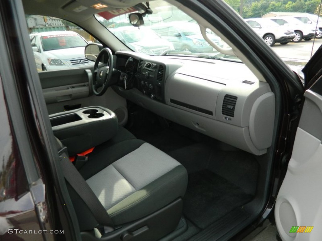 2009 Silverado 1500 LS Regular Cab - Dark Cherry Red Metallic / Dark Titanium photo #13
