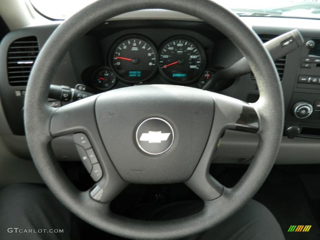 2009 Chevrolet Silverado 1500 LS Regular Cab Dark Titanium Steering Wheel Photo #64911428