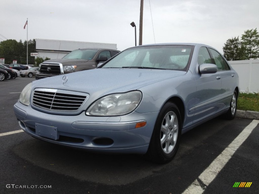 Horizon Blue Metallic 2000 Mercedes-Benz S 500 Sedan Exterior Photo #64911518