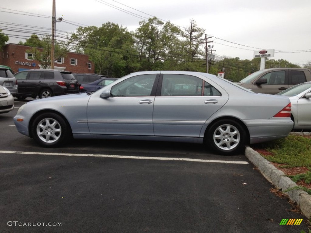 Horizon Blue Metallic 2000 Mercedes-Benz S 500 Sedan Exterior Photo #64911581