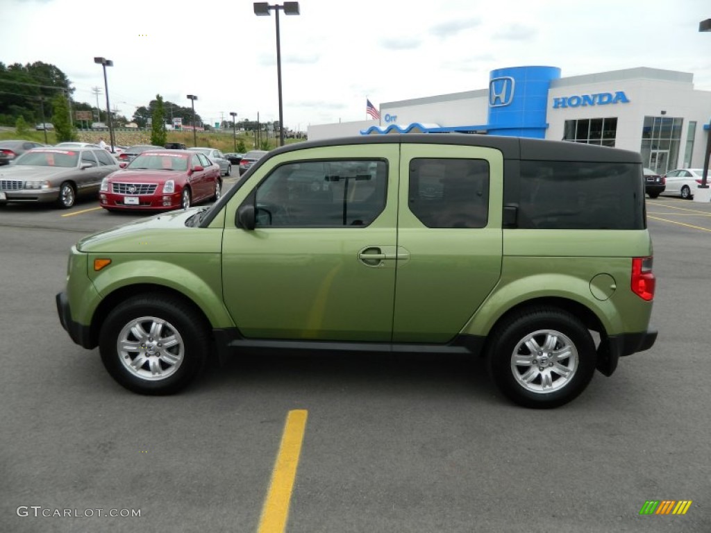 2007 Element EX - Kiwi Green Metallic / Black/Titanium photo #2