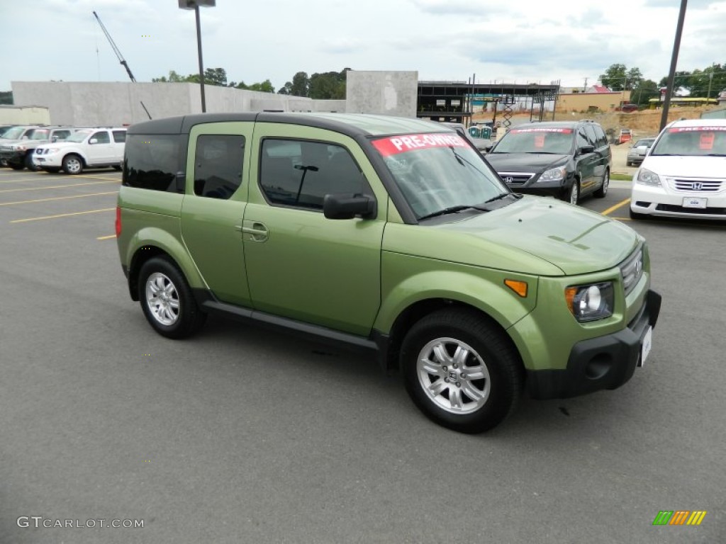 2007 Element EX - Kiwi Green Metallic / Black/Titanium photo #7