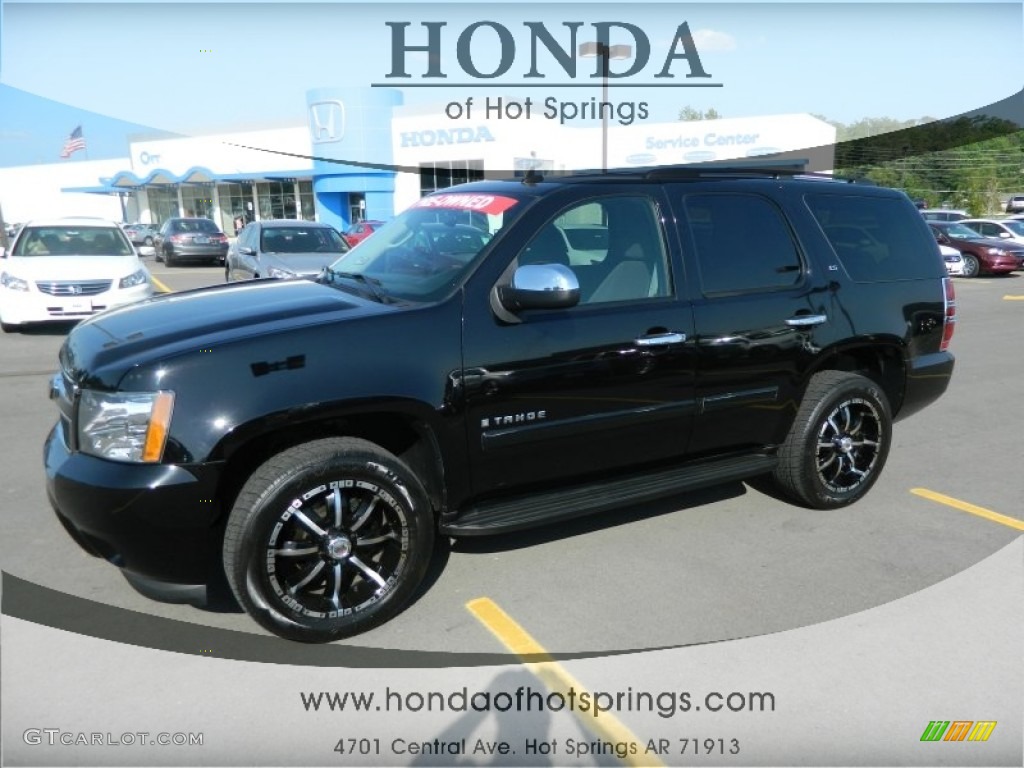 Black Chevrolet Tahoe