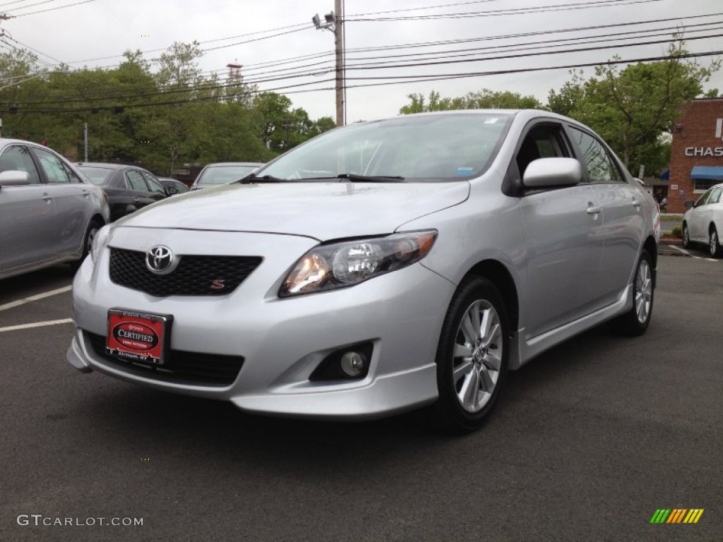 2009 Corolla S - Classic Silver Metallic / Ash photo #1