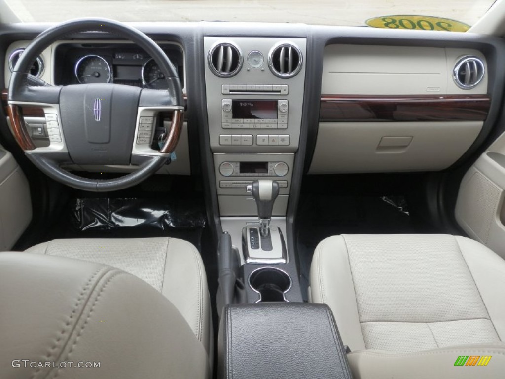 2008 MKZ AWD Sedan - Silver Birch Metallic / Light Stone photo #11