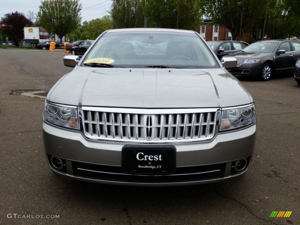 2009 MKZ AWD Sedan - Vapor Silver Metallic / Dark Charcoal photo #3