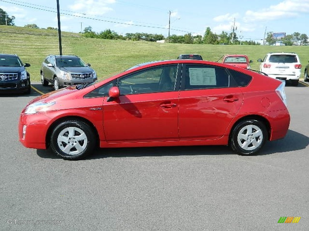 2010 Prius Hybrid IV - Barcelona Red Metallic / Dark Gray photo #6