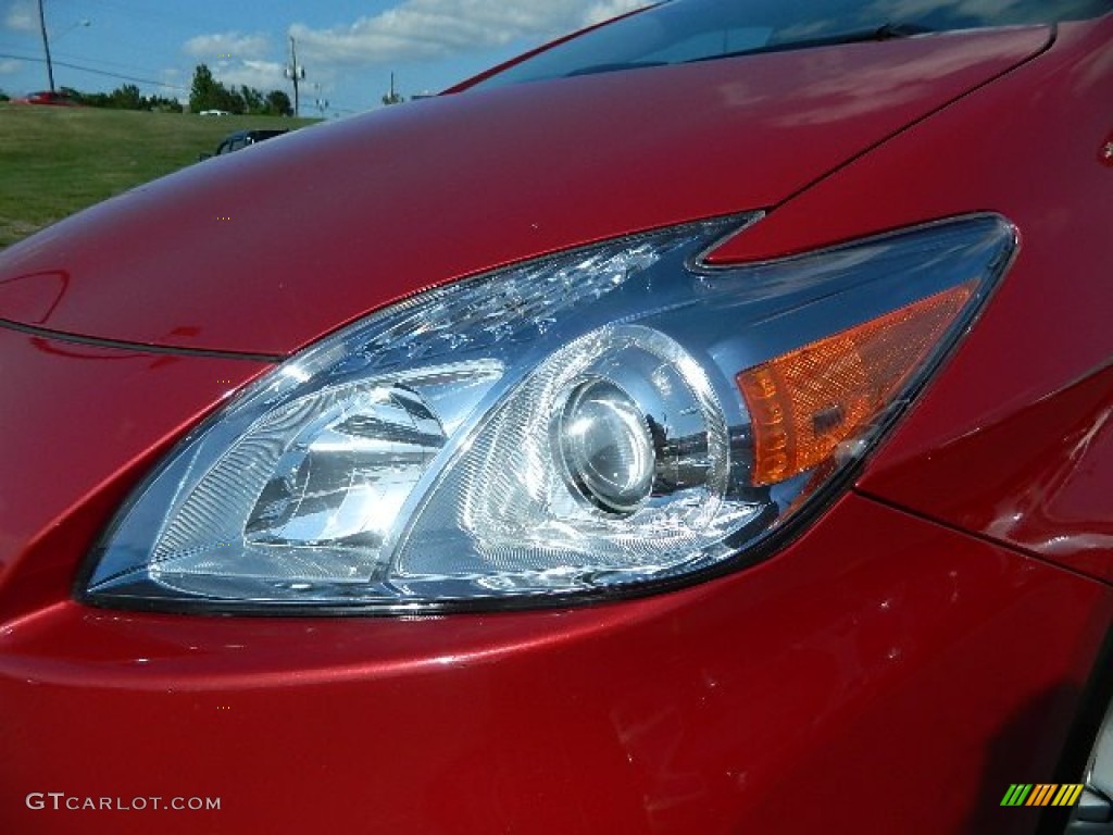2010 Prius Hybrid IV - Barcelona Red Metallic / Dark Gray photo #9