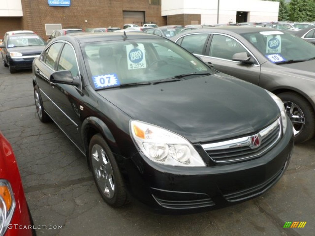 2007 Aura XE - Black Onyx / Tan photo #1