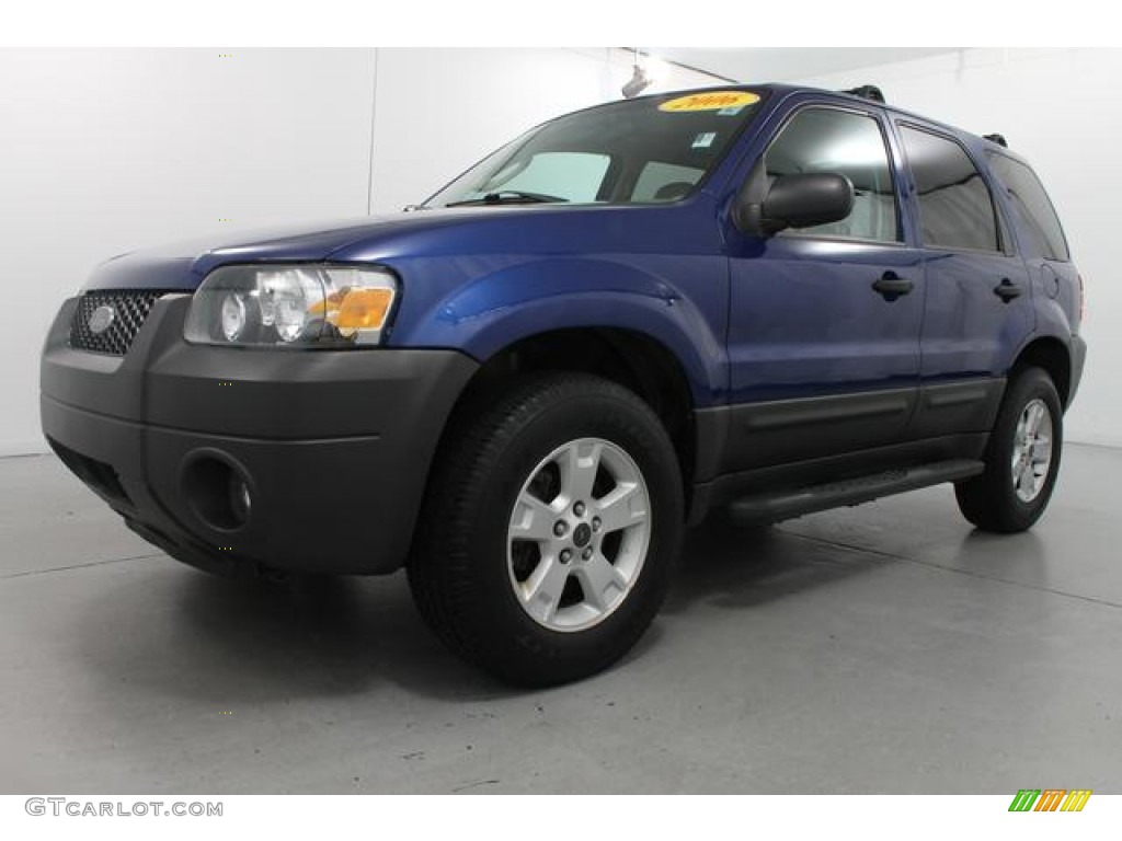 2006 Escape XLT V6 4WD - Sonic Blue Metallic / Medium/Dark Pebble photo #1