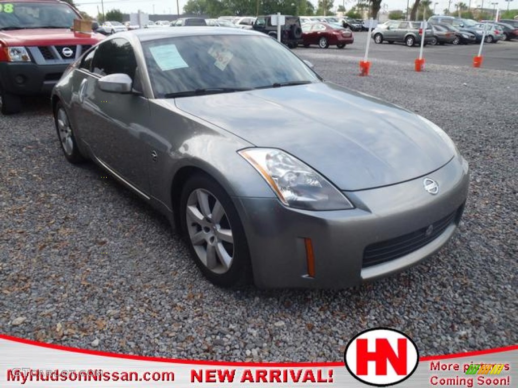 2005 350Z Touring Coupe - Chrome Silver Metallic / Charcoal photo #1