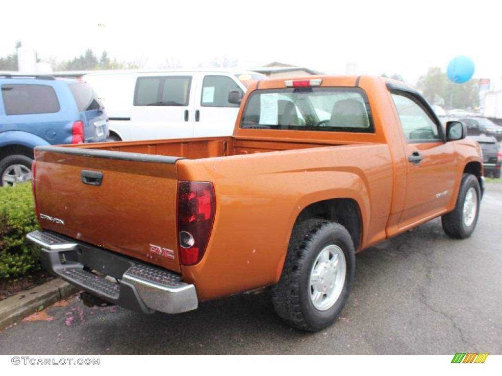 Sunburst Orange Metallic 2004 GMC Canyon SL Regular Cab Exterior Photo #64916550