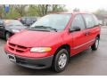 Flame Red 2000 Dodge Caravan 