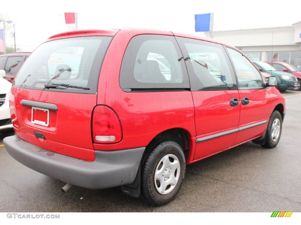 2000 Caravan  - Flame Red / Mist Grey photo #2