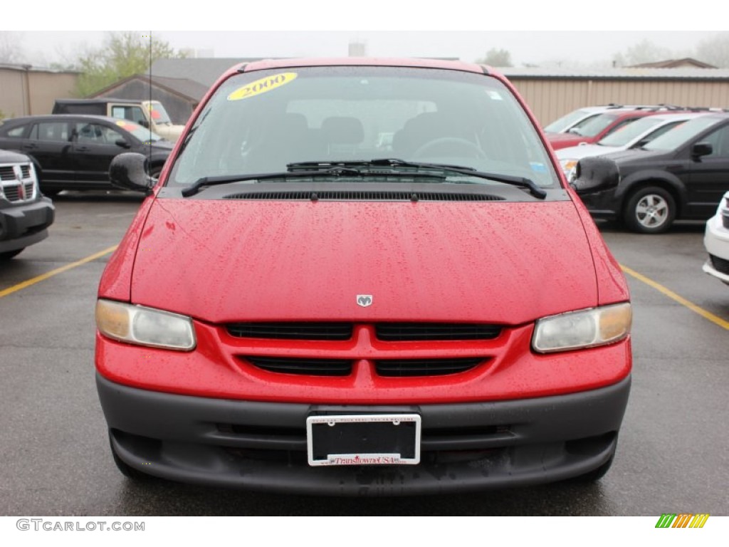 2000 Caravan  - Flame Red / Mist Grey photo #16