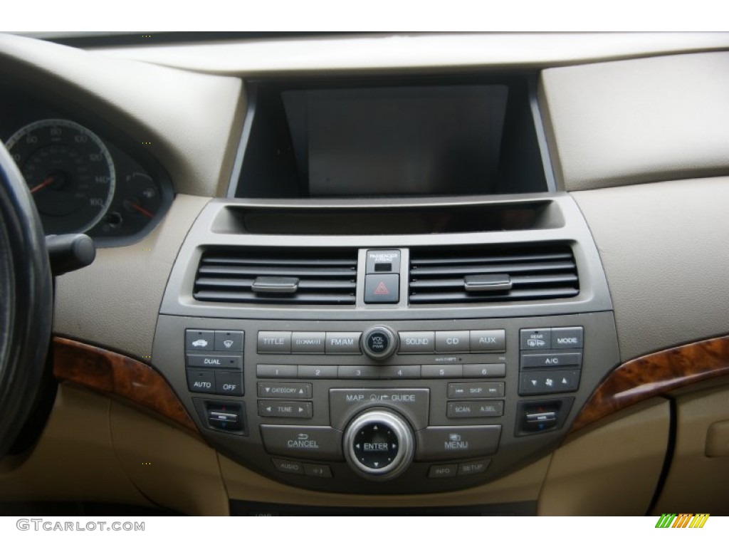 2008 Accord EX-L V6 Sedan - Basque Red Pearl / Gray photo #15