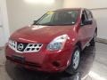2011 Cayenne Red Nissan Rogue S AWD  photo #1