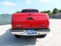 2002 Bright Red Ford F150 Lariat SuperCrew 4x4  photo #4