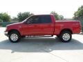 2002 Bright Red Ford F150 Lariat SuperCrew 4x4  photo #6