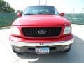 2002 Bright Red Ford F150 Lariat SuperCrew 4x4  photo #8
