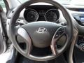 Gray 2013 Hyundai Elantra GLS Steering Wheel