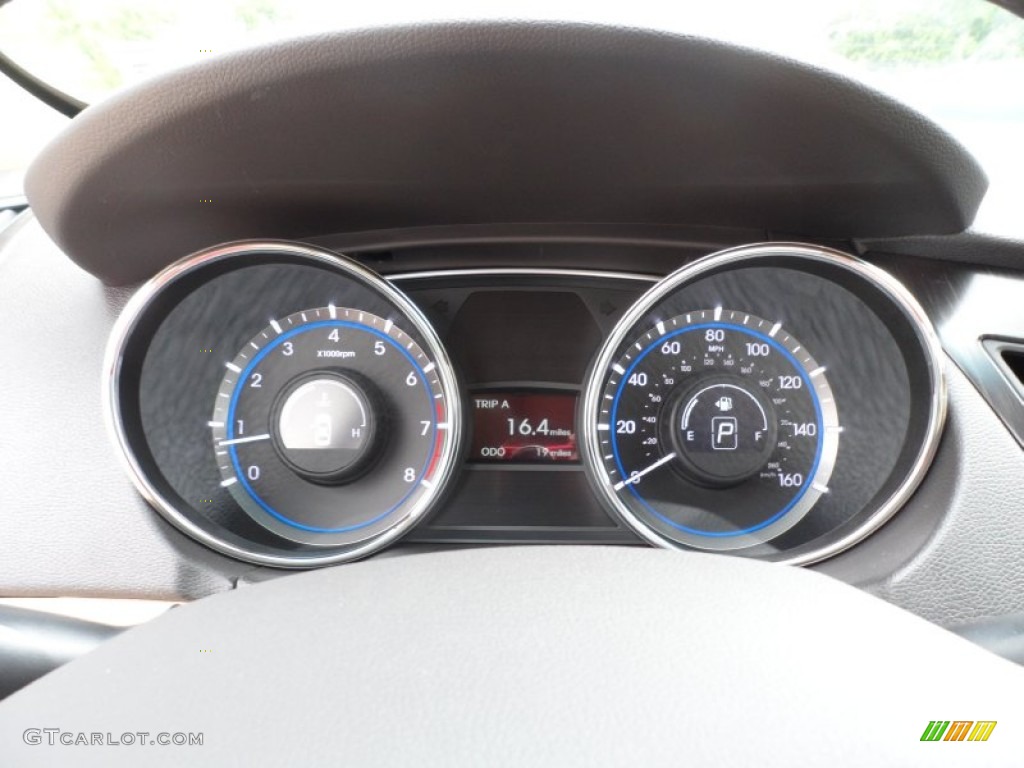 2013 Hyundai Sonata Limited Gauges Photo #64923116