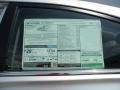  2013 Sonata SE Window Sticker