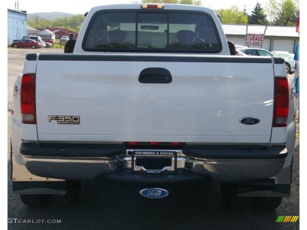 2003 F350 Super Duty XLT SuperCab 4x4 Dually - Oxford White / Medium Flint photo #8