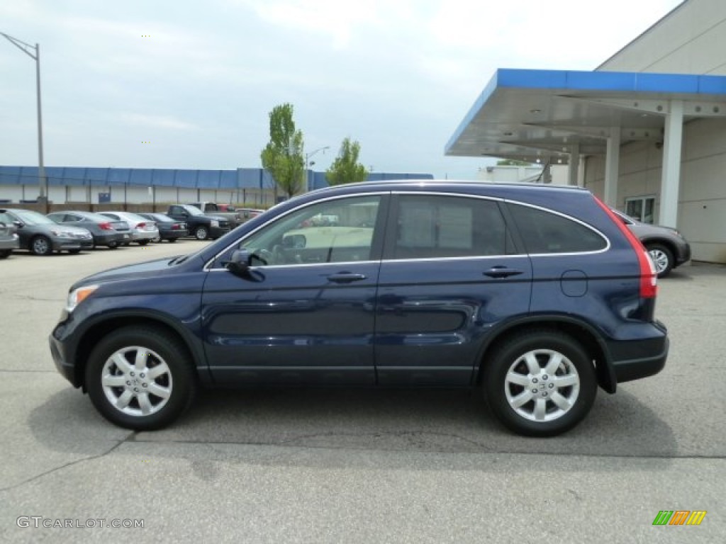 2007 CR-V EX-L 4WD - Royal Blue Pearl / Black photo #2