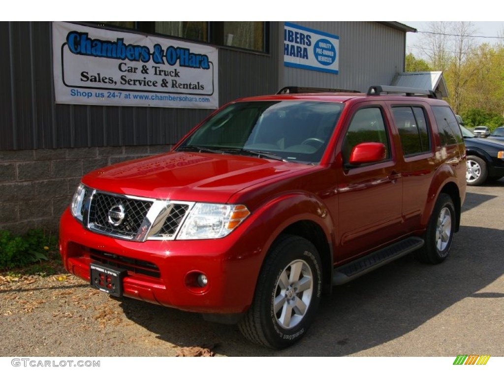 2011 Pathfinder S 4x4 - Red Brick / Graphite photo #1